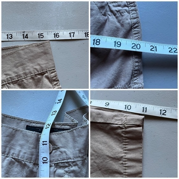 Beverly Hills Polo Club Men’s Tan Cargo Shorts 31 | Classic Lightweight Preppy - Picture 4 of 10